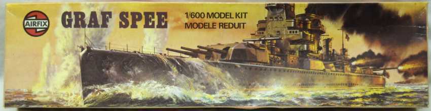 Airfix 1/600 Graf Spee Pocket Battleship - T4 Issue, 04211-0 plastic model kit